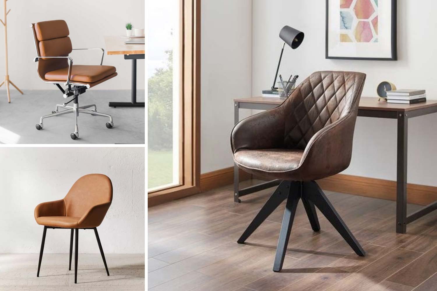 Зручне крісло зі шкіри фото