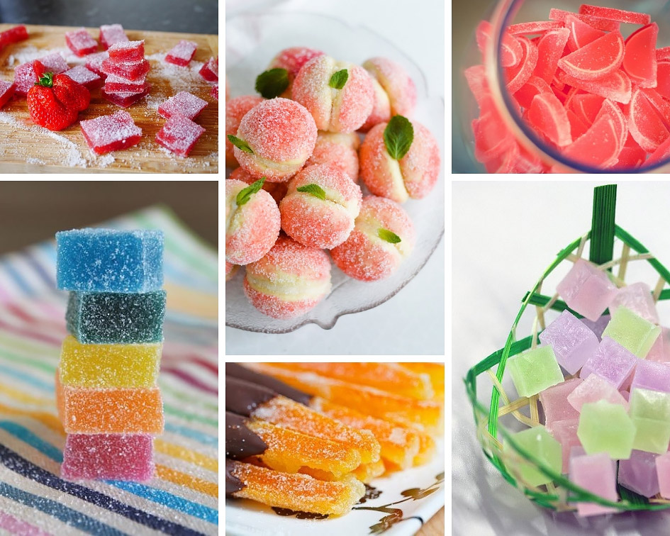 мармелад на свадебном столе