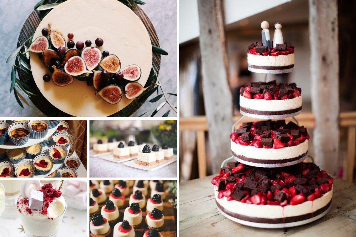 Чізкейк для весільного солодкого столу