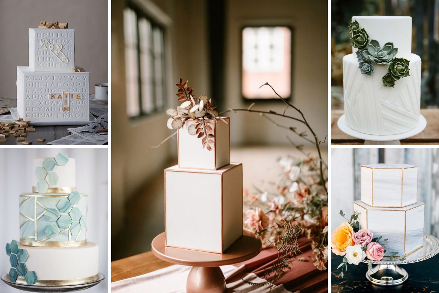 геометрический торт фото