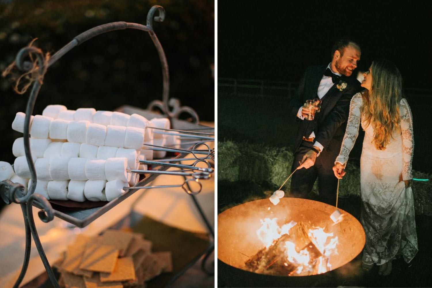 Жареный маршмеллоу фото