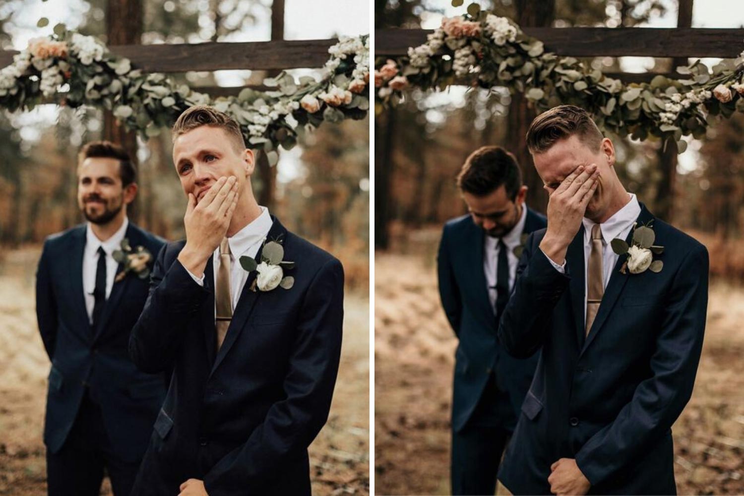 Свадебная церемония: жених увидел невесту фото