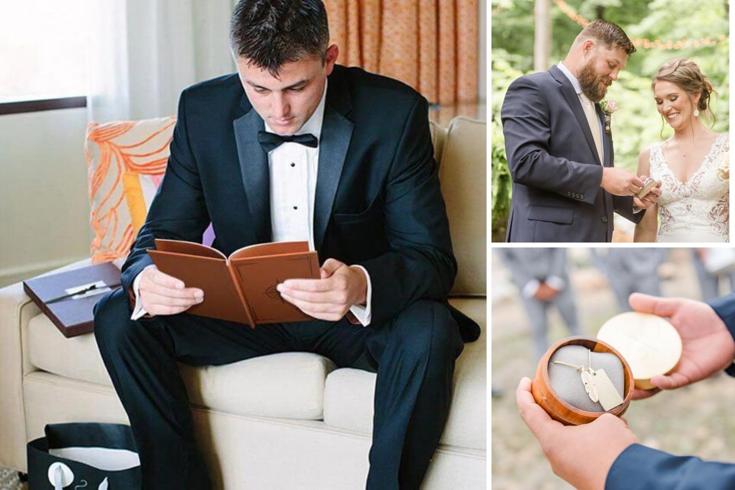 Обмен подарками в день свадьбы фото