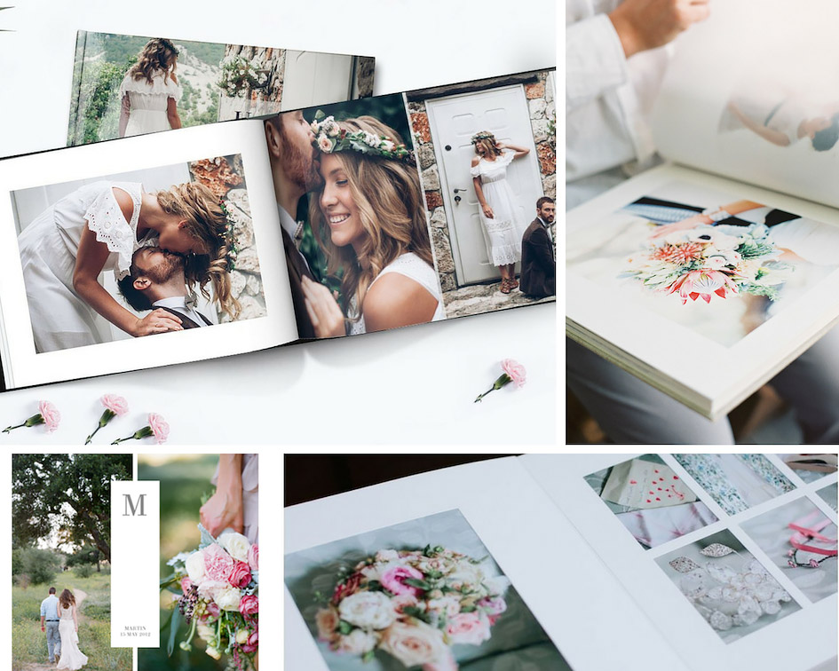 фотографии в свадебном альбоме
