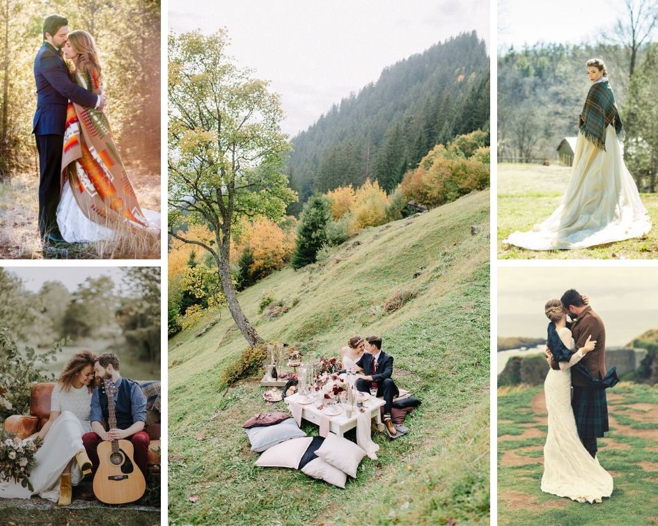 осіння весільна фотосесія