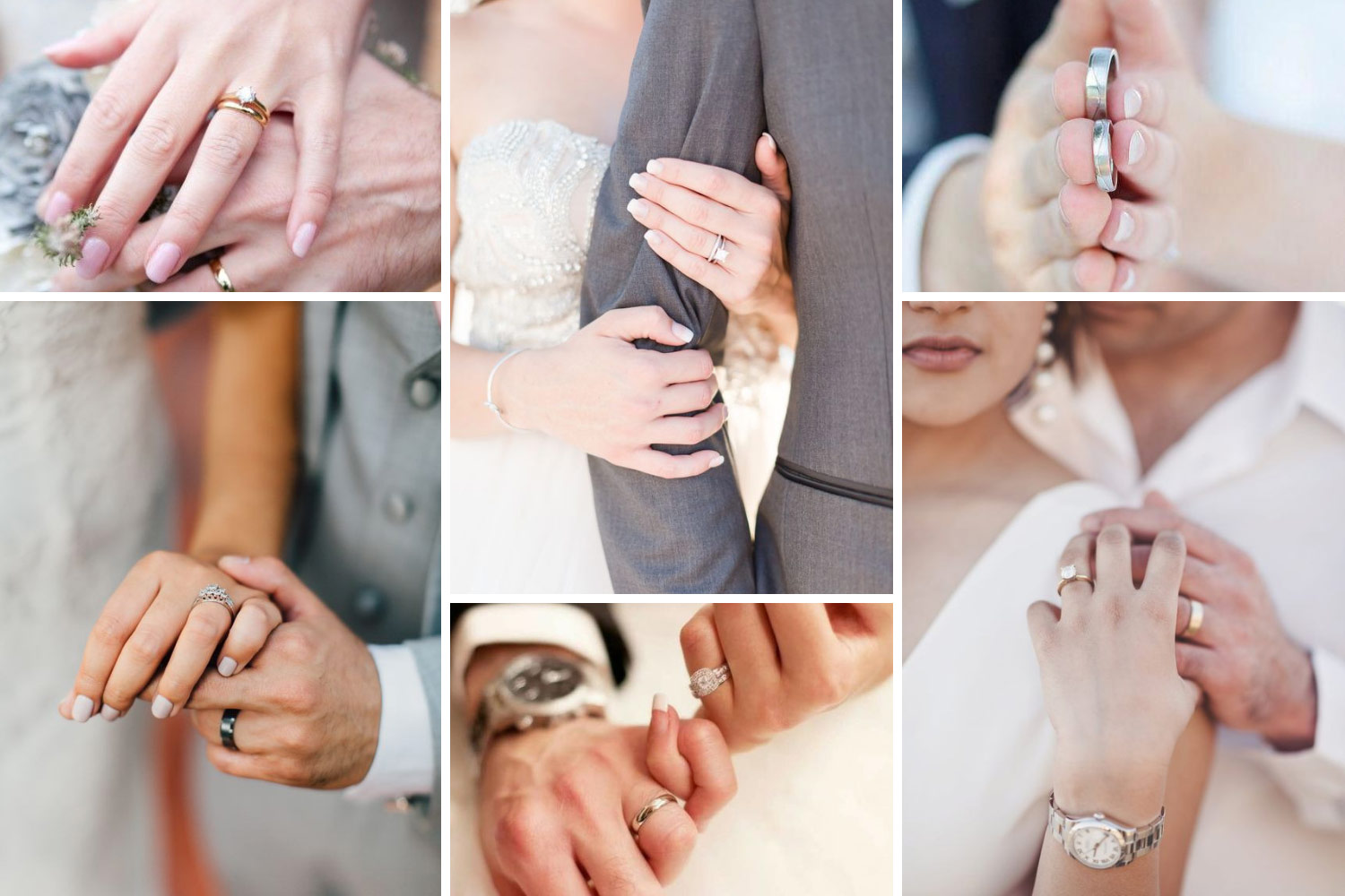 Фото обручок на руці