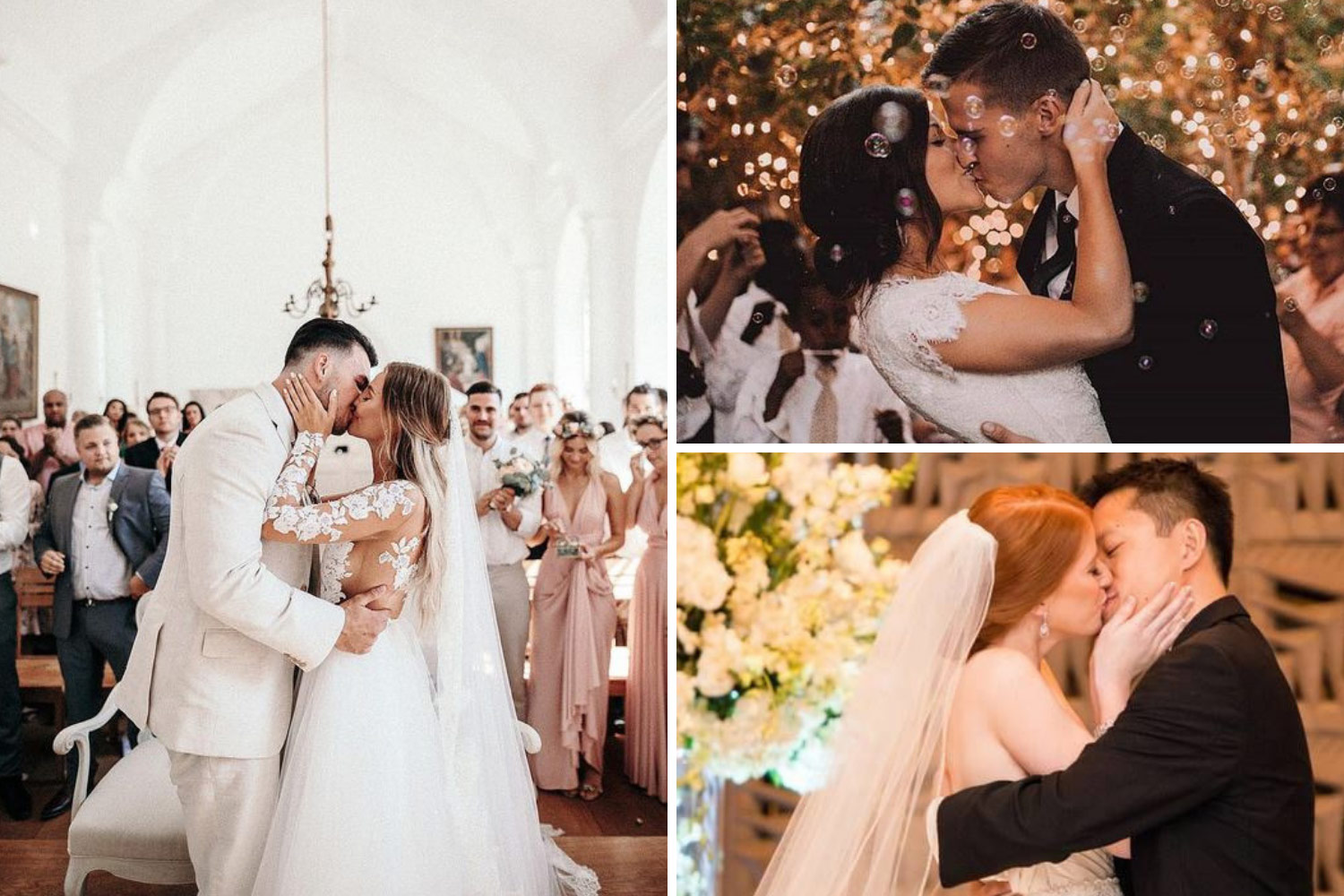 Первый поцелуй мужа и жены фото