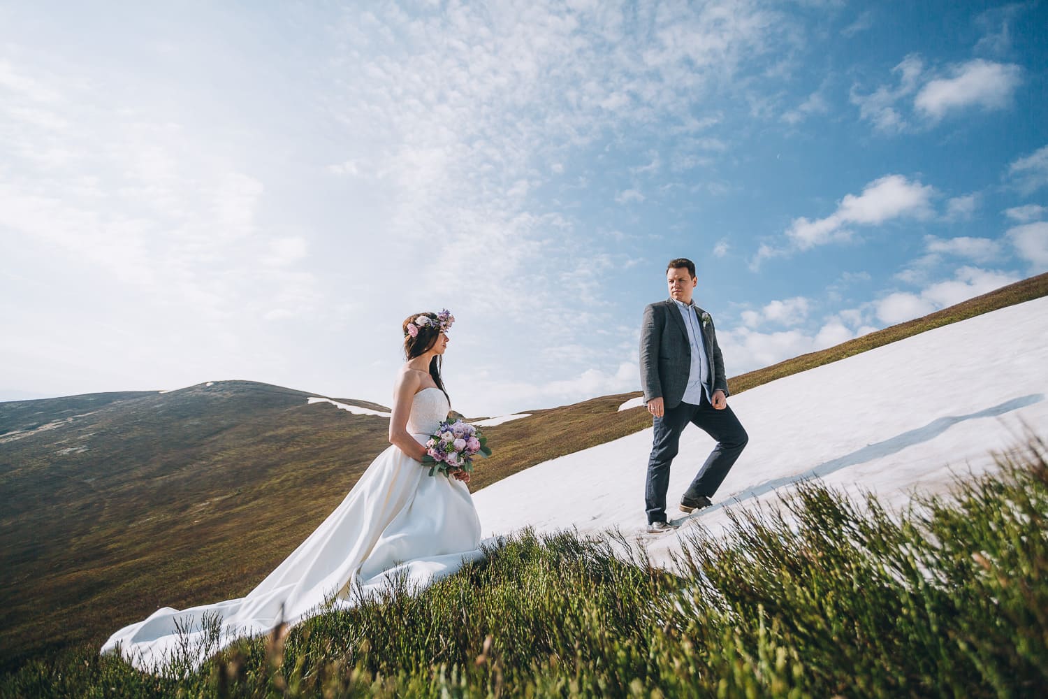 весільна фотозйомка на природі фото