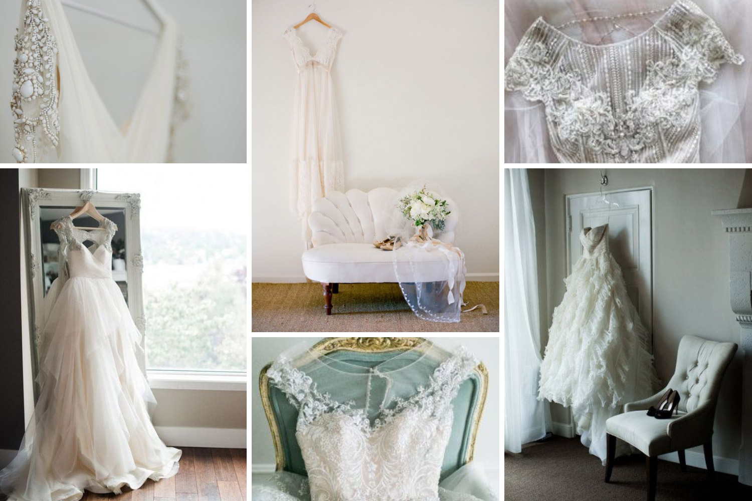 Сукня нареченої вранці