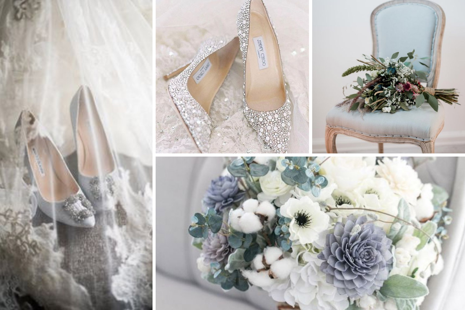 Букет і туфлі вранці нареченої