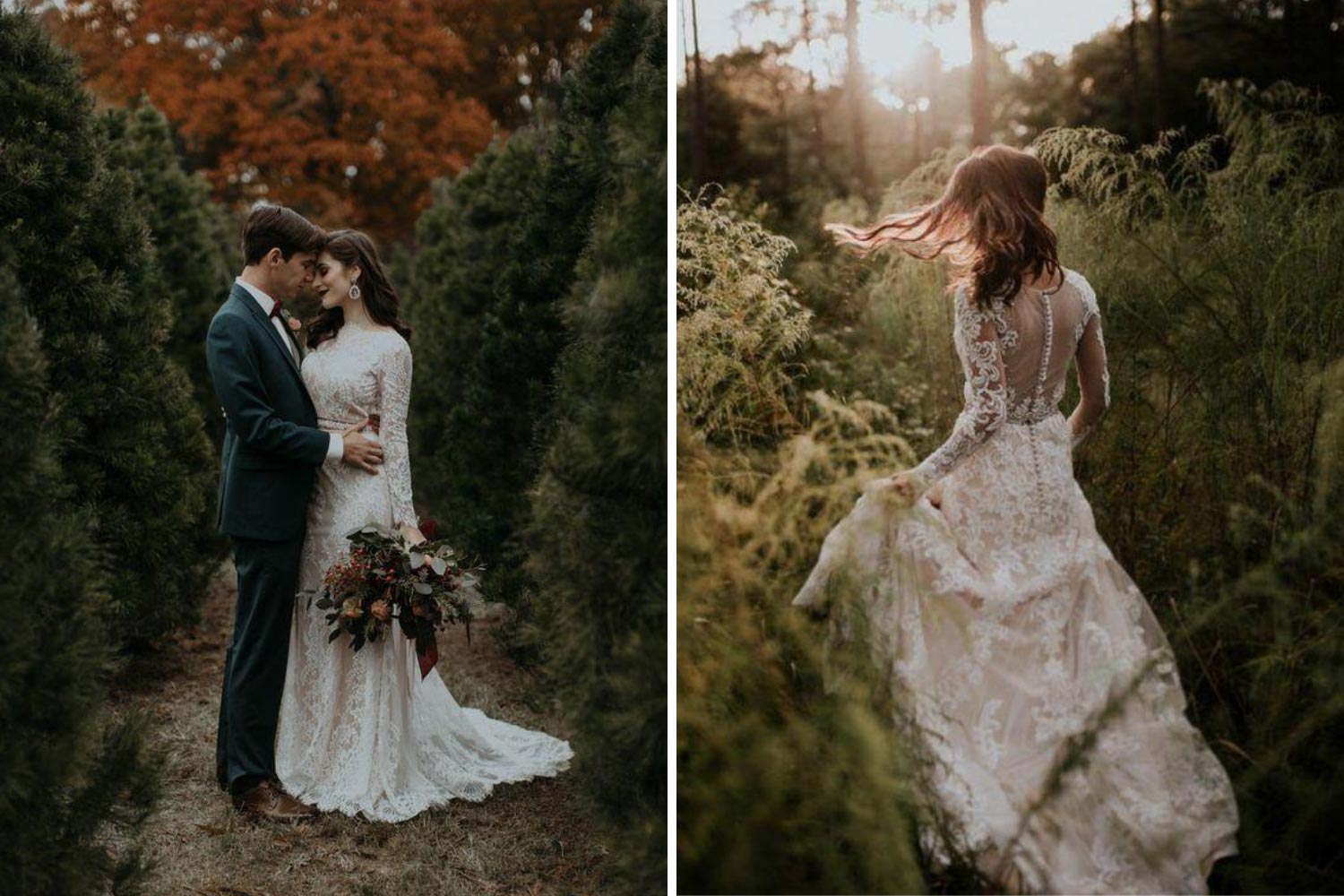 Фотосесія осінь: наречений, наречена фото