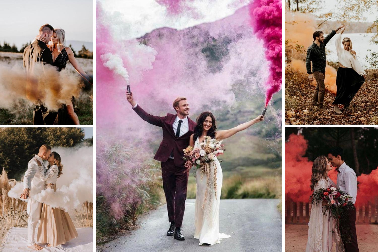 Реквізит для фотосесії: кольоровий дим фото