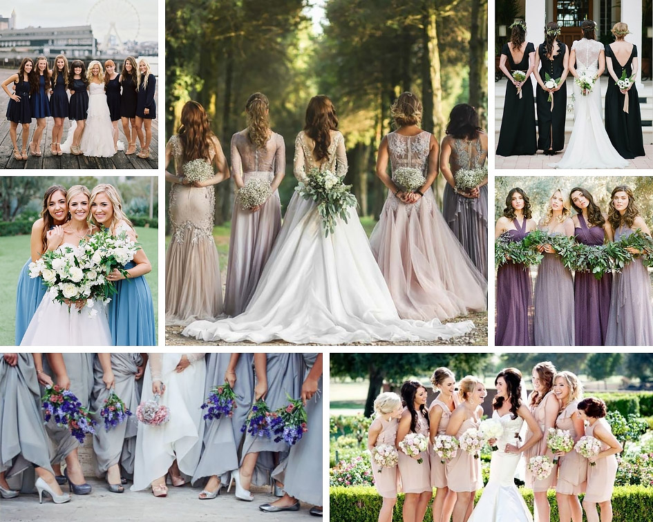 фотосессия невесты с дружками