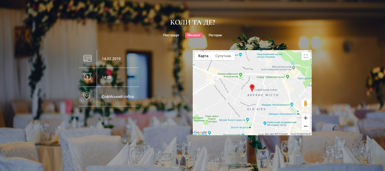 сайт свадьбы