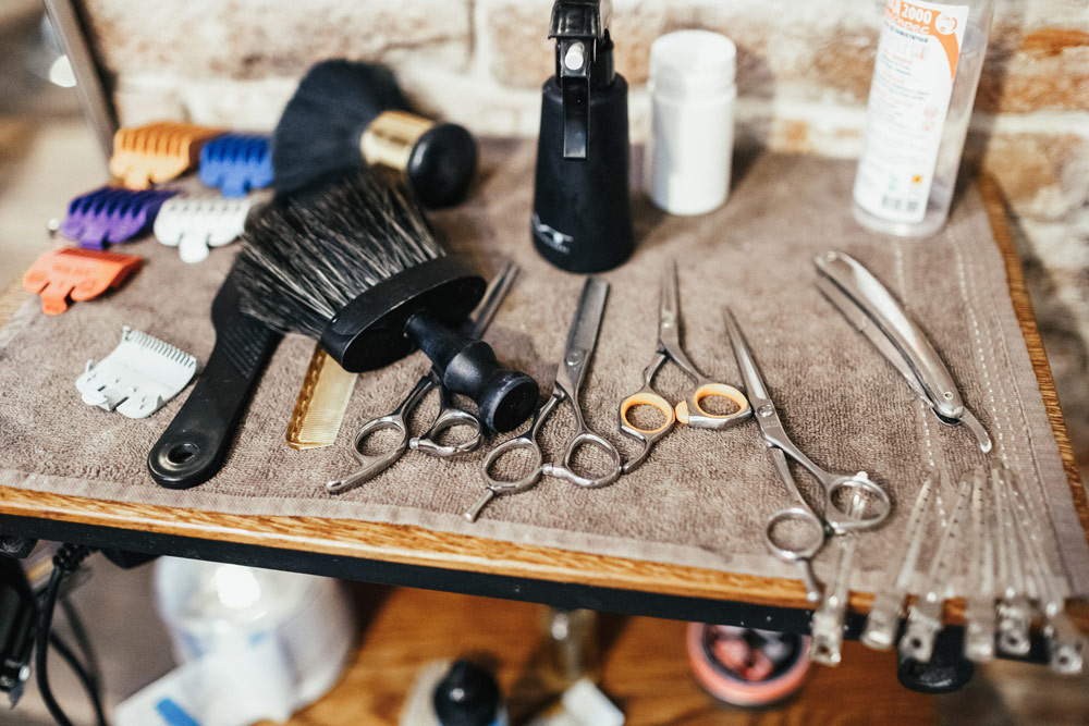 ножиці розчіски барбершоп фото