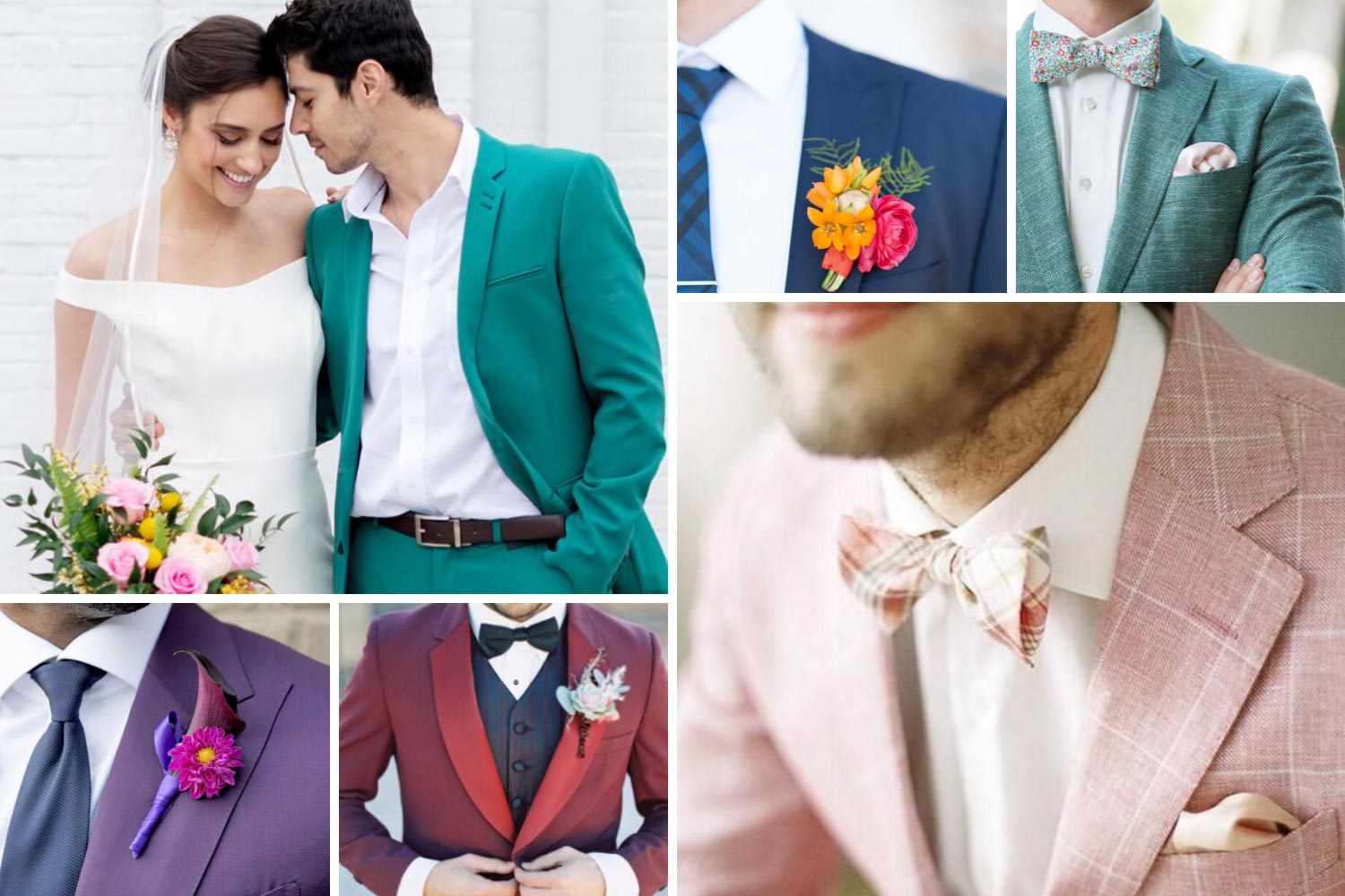 Яркие мужские свадебные костюмы фото