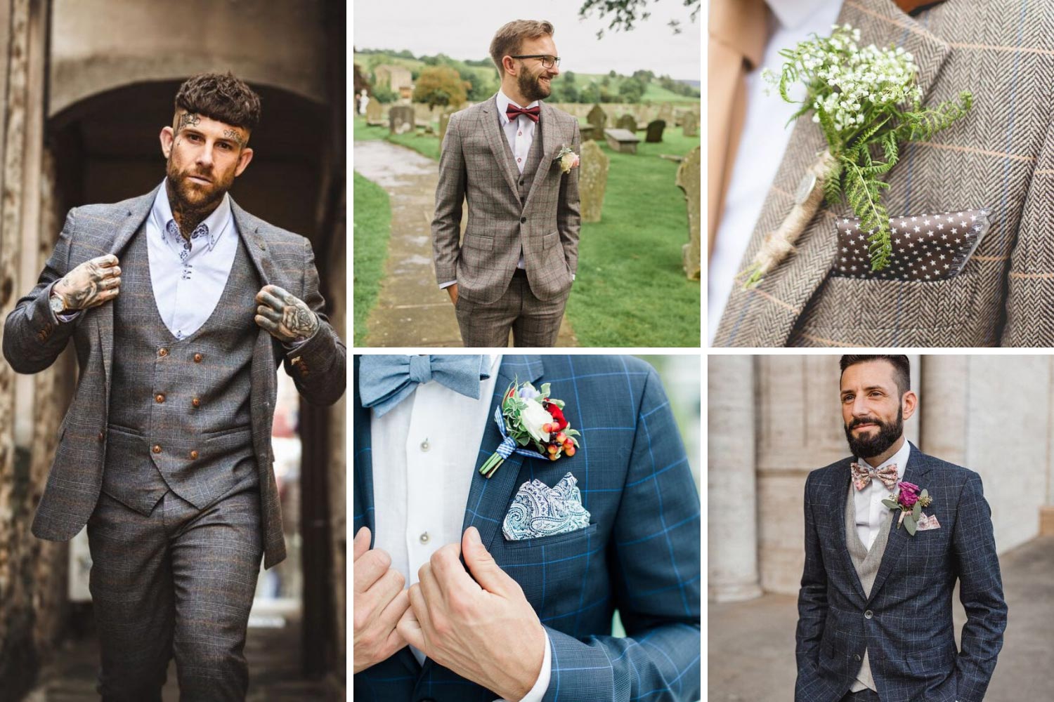 Костюм свадебный в клетку 2020 фото