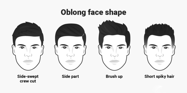 мужская стрижка прямоугольное лицо
