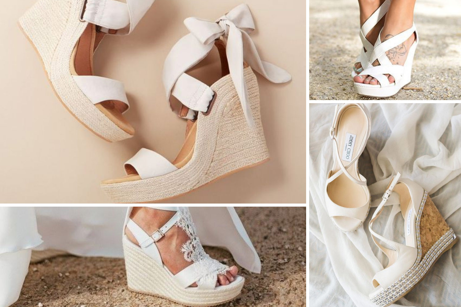 Босоножки на танкетке