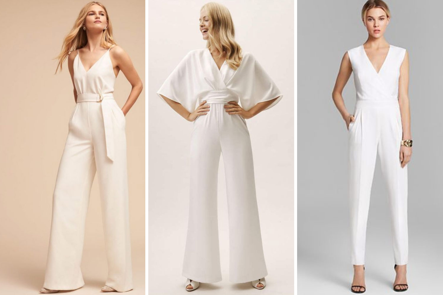 Нарядные комбинезоны для невест