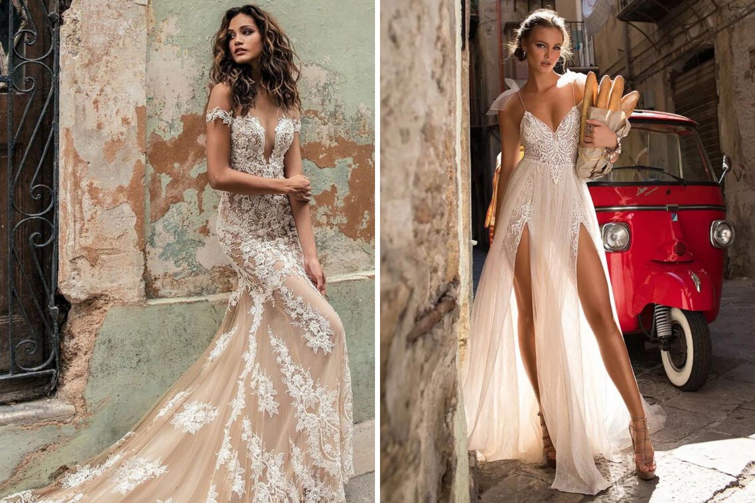 Сукня нареченої кольору шампань фото