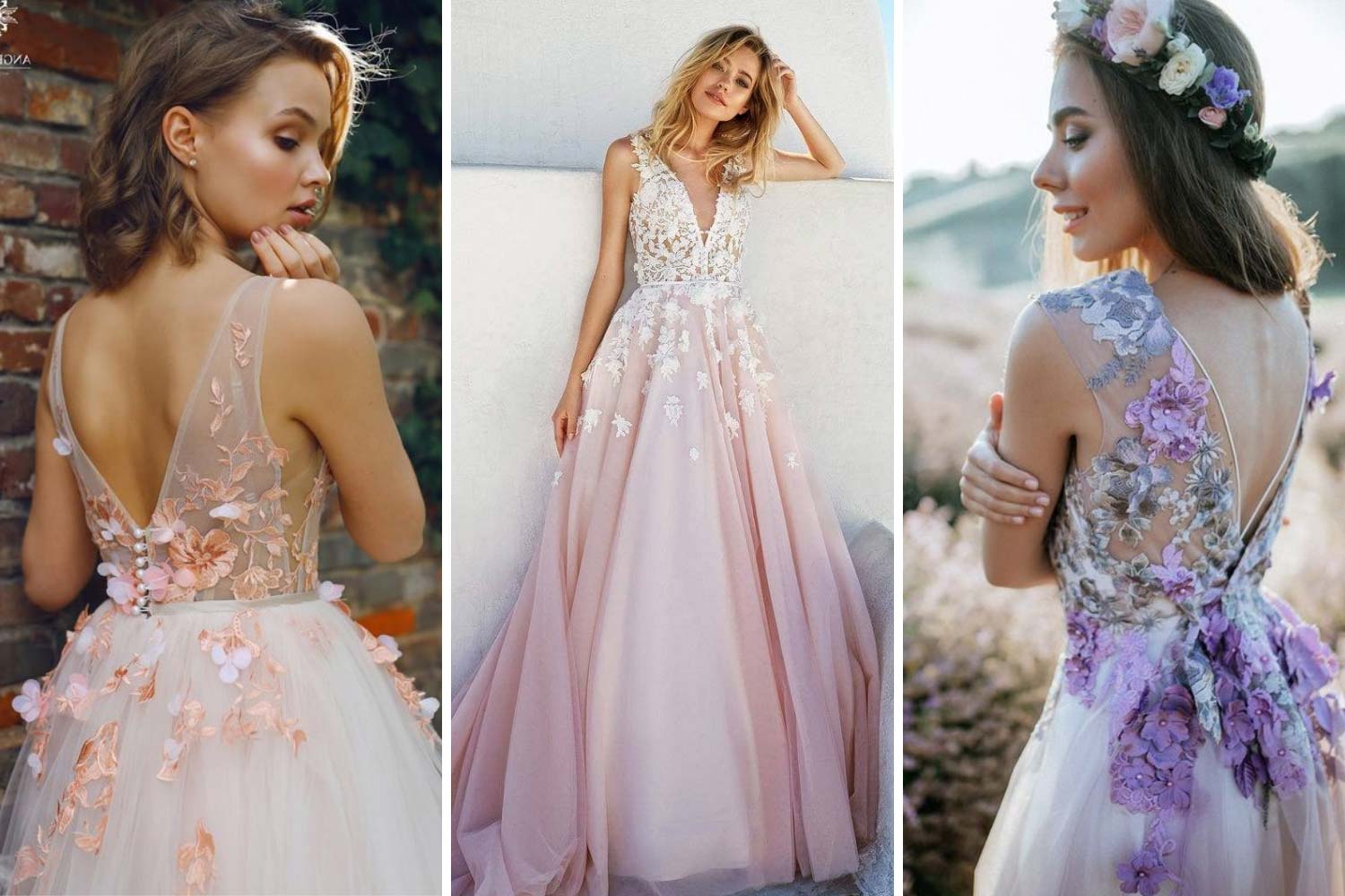 Кольорове плаття з аплікацією фото