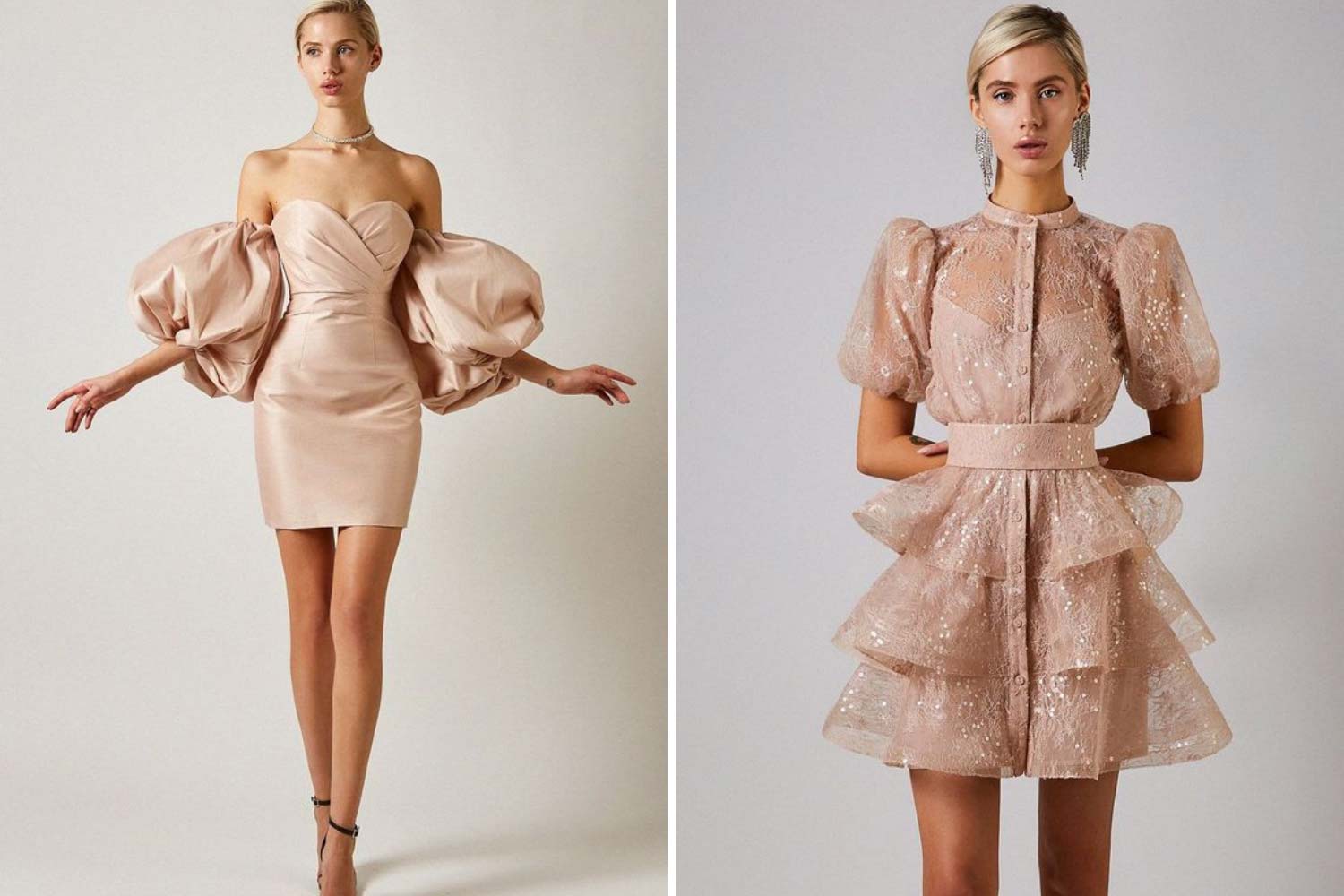 Коротке вечірнє плаття на весілля фото