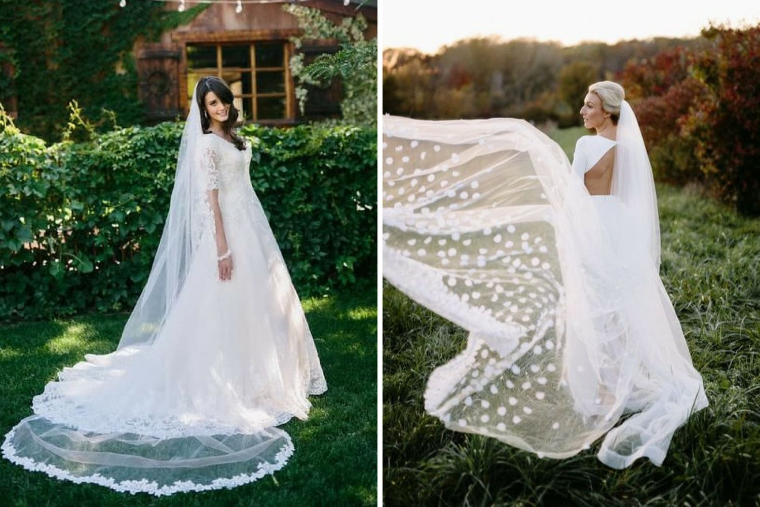 длинная фата собор фото