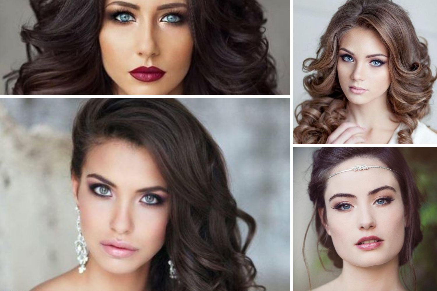 Макіяж для брюнетки з блакитними очима