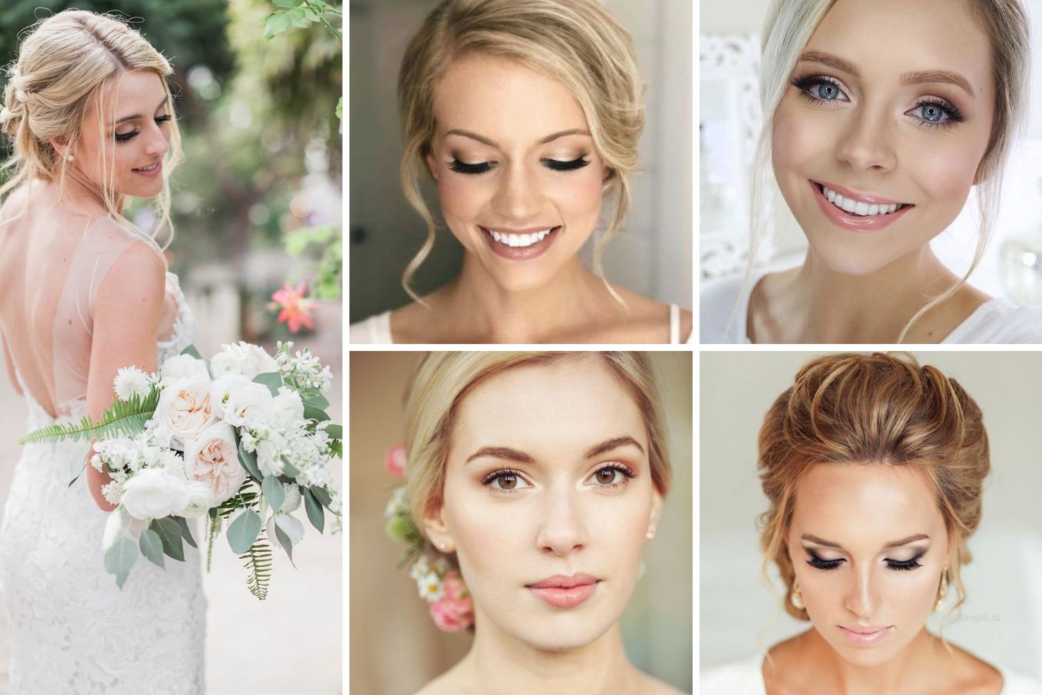 макияж на свадьбу для блондинок
