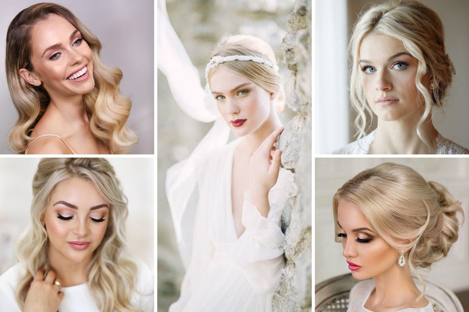 свадебный макияж для блондинки
