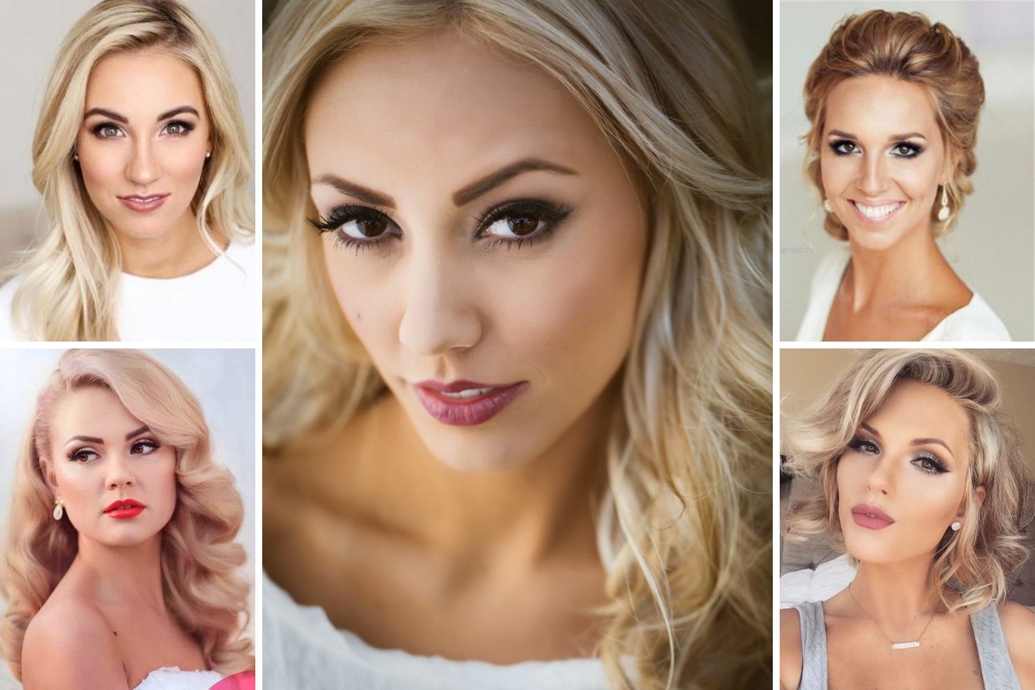 макияж для блондинок с карими глазами