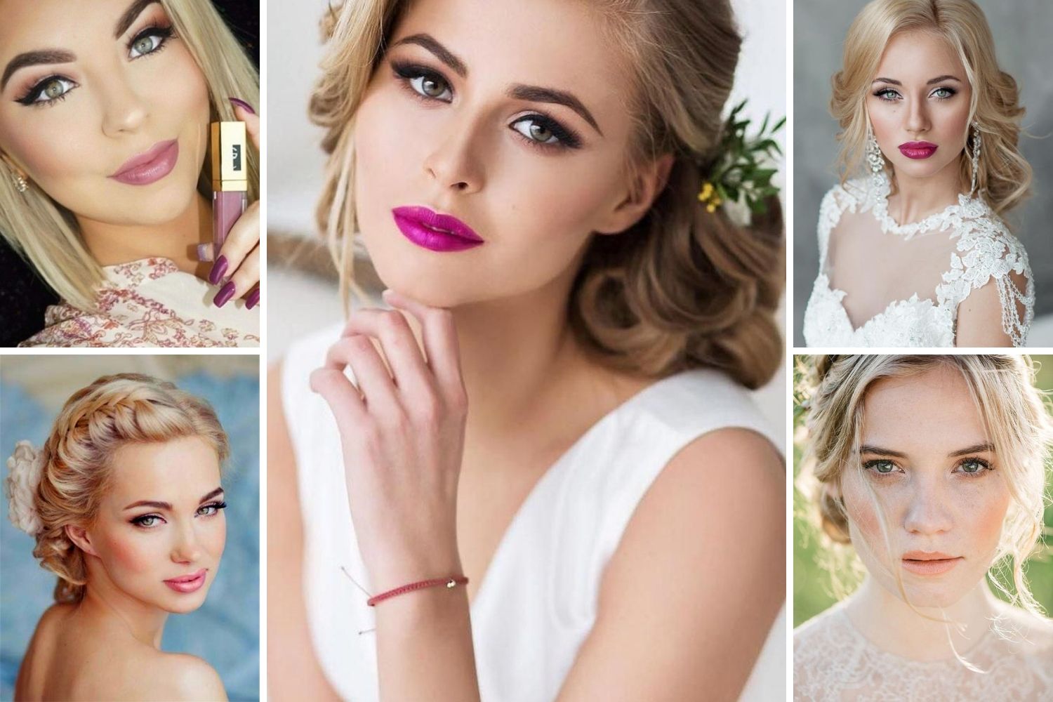 макияж для блондинок с зелеными глазами