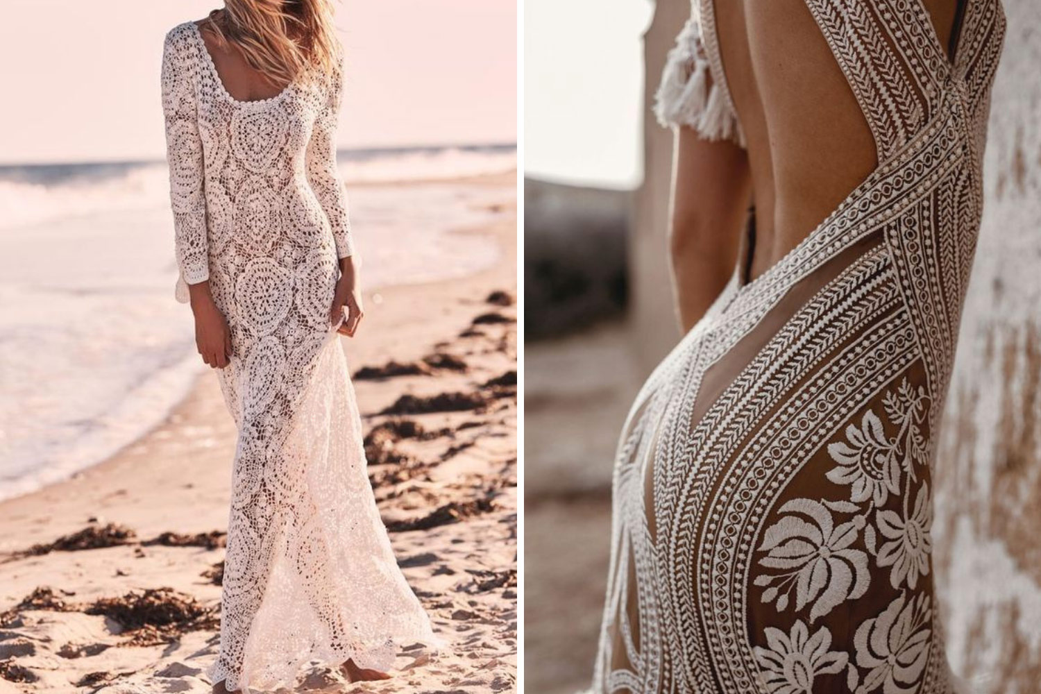 в'язана весільна сукня