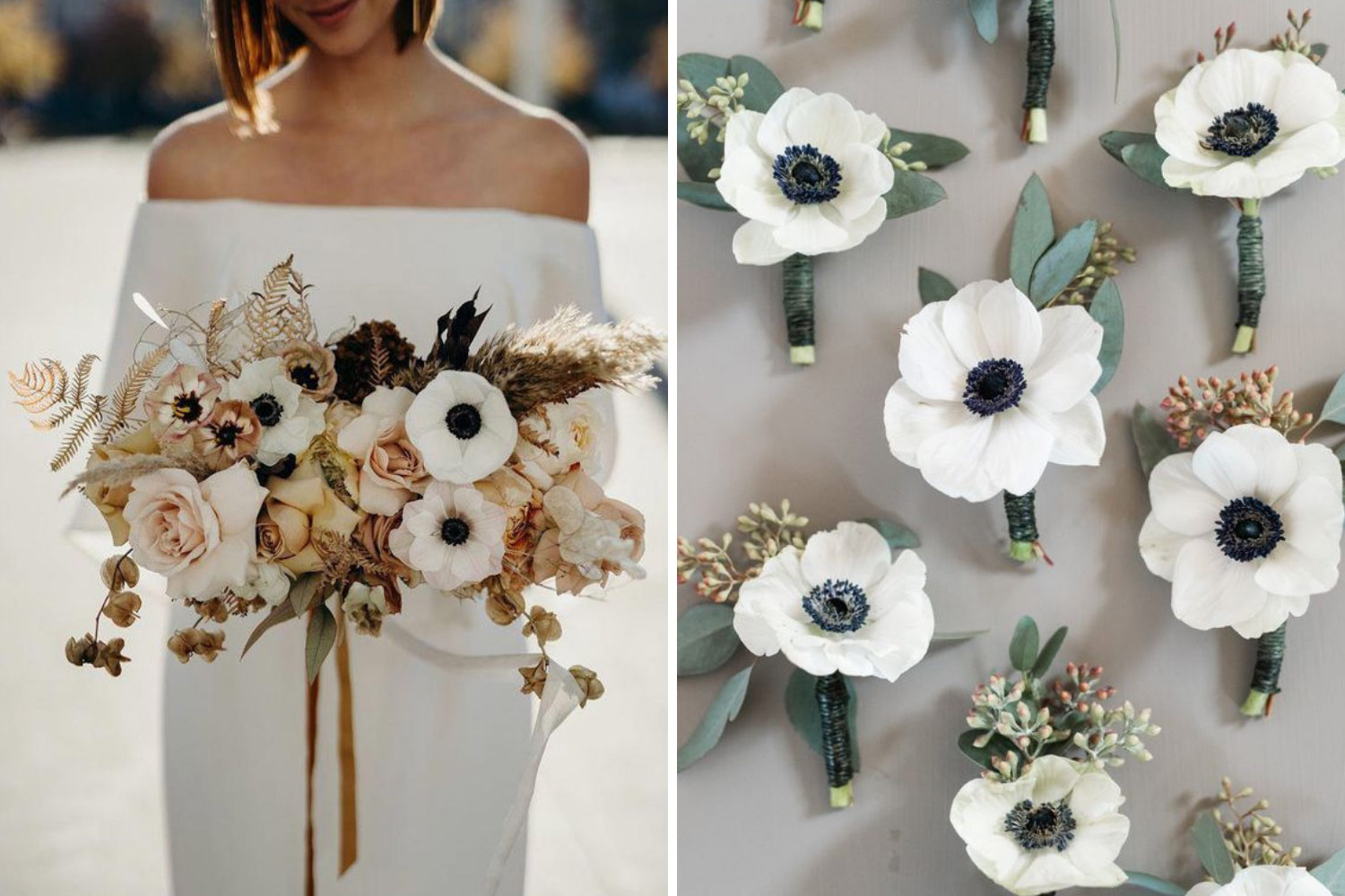 Осінній букет нареченої