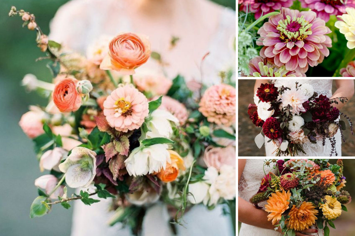 букети з цинії