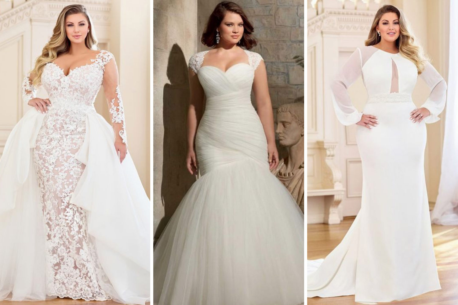 Свадебное платье для полных