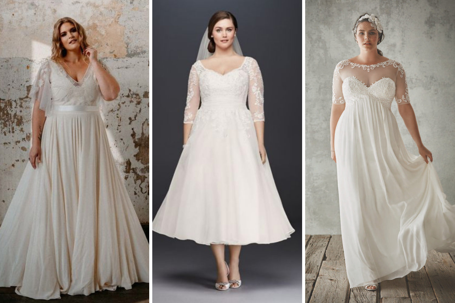 Свадебные платья больших размеров