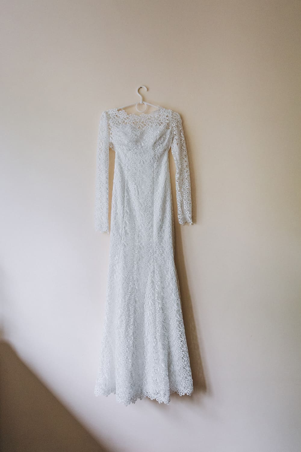 прямое свадебное платье