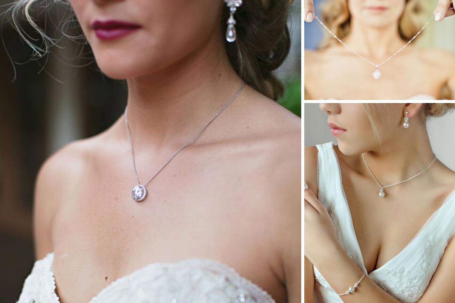 Как сочетать украшения в образе: подвеска, серьги фото