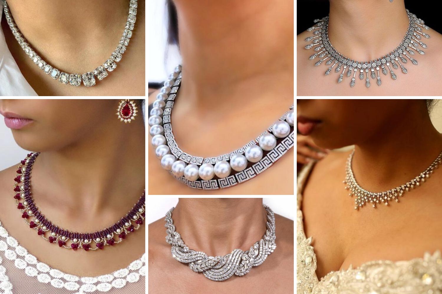 Свадебное ожерелье фото 