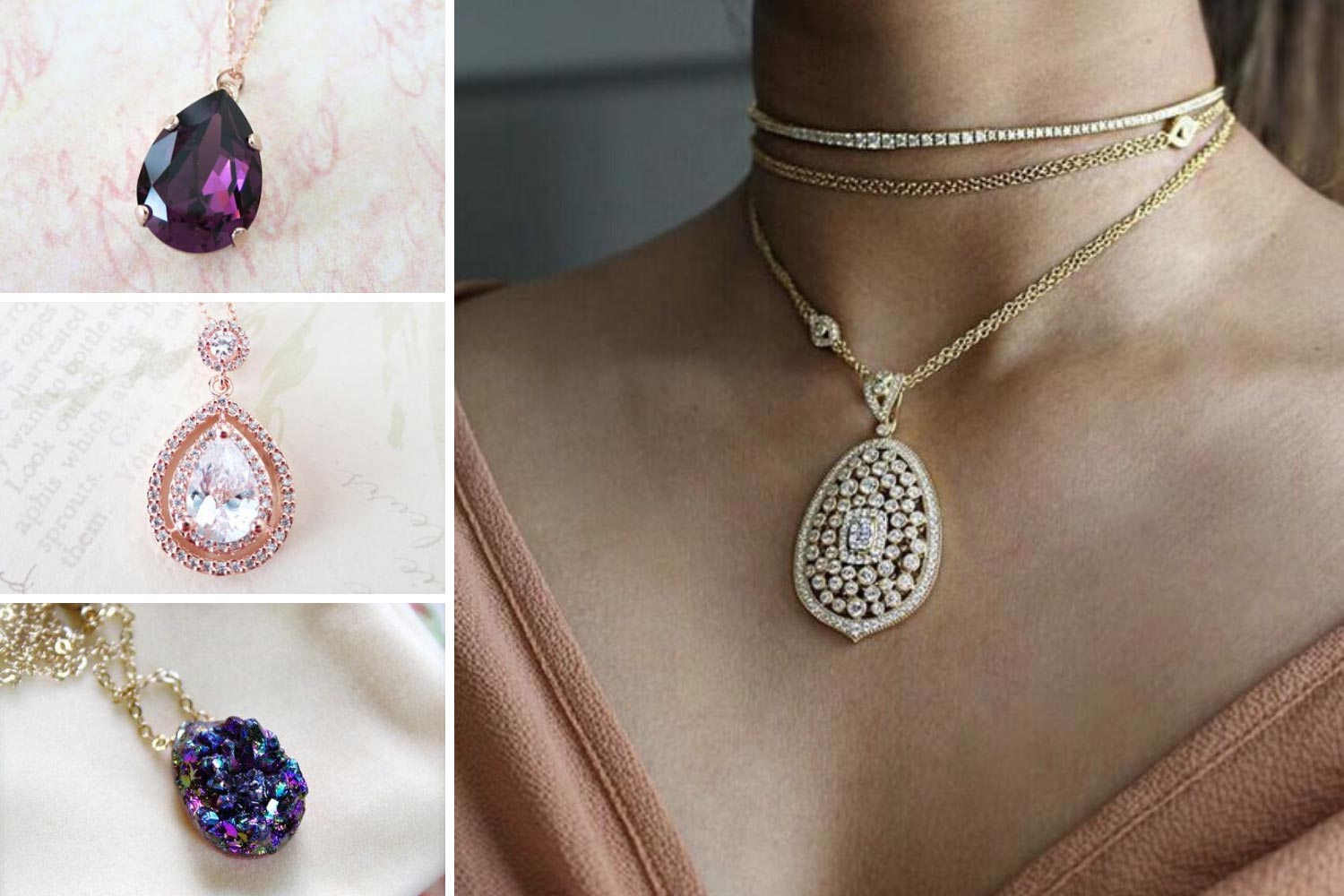 Кулон с драгоценным камнем фото 