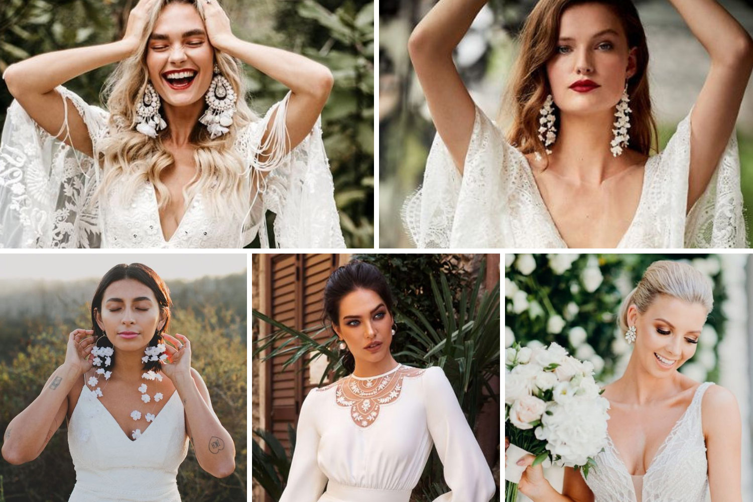 основные виды Серьг