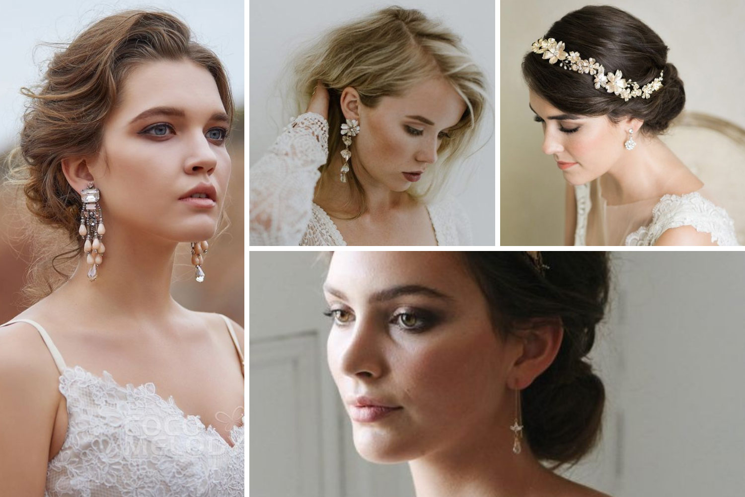 Свадебные украшения и прическа