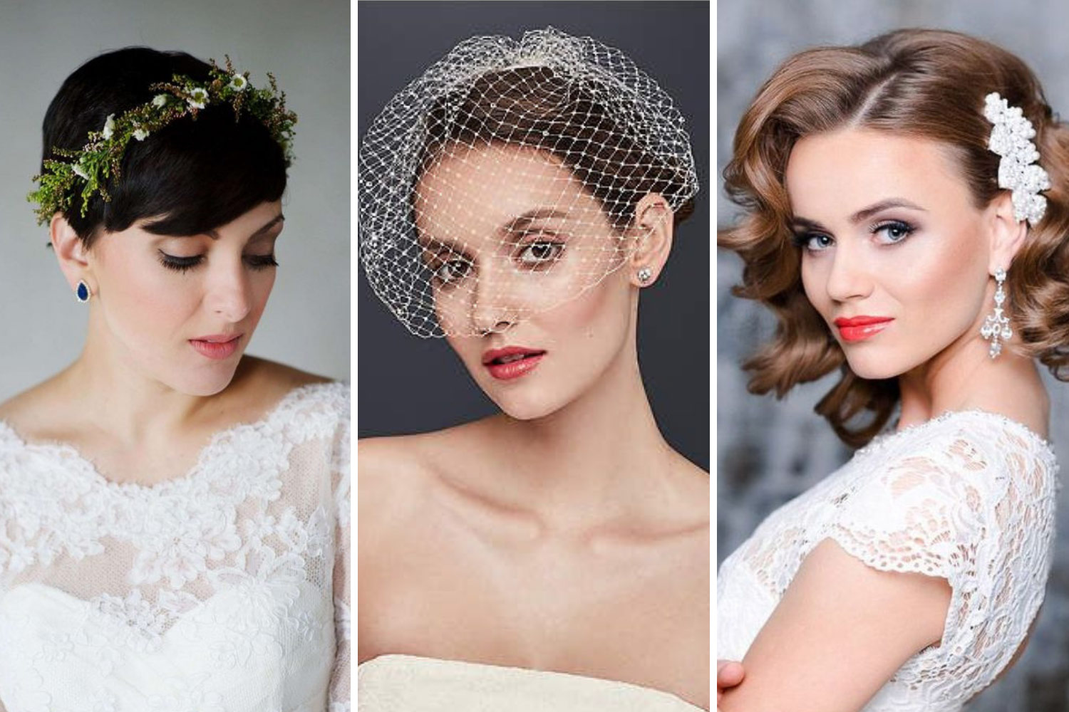 Свадебные украшения и прическа