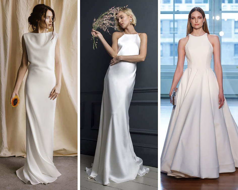 весільна сукня мінімалізм 2019