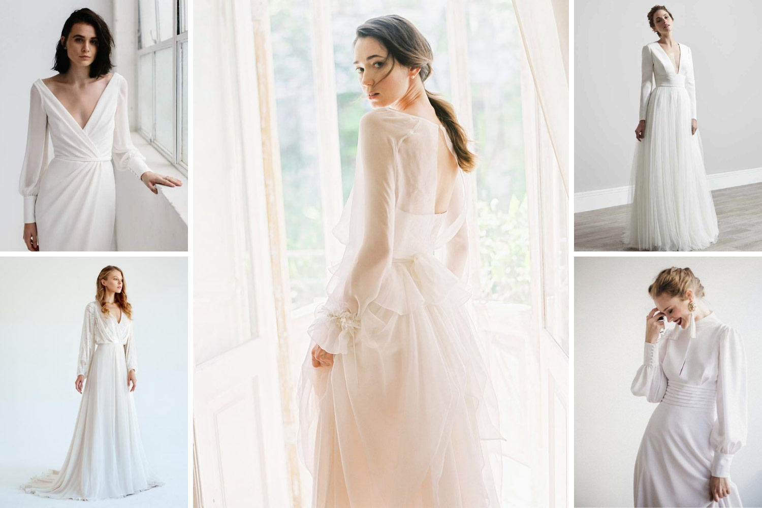 Свадебные платья с длинными рукавами