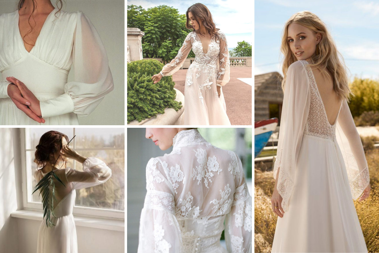 воздушный рукав в платье