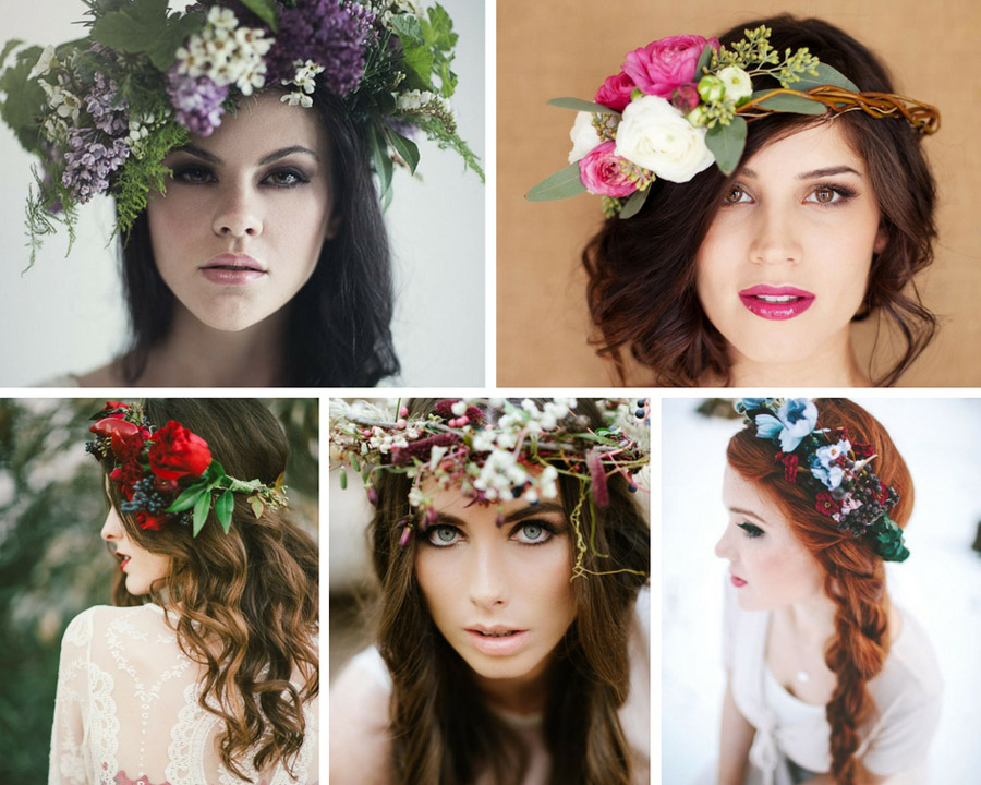 цветочный венок невесты фото