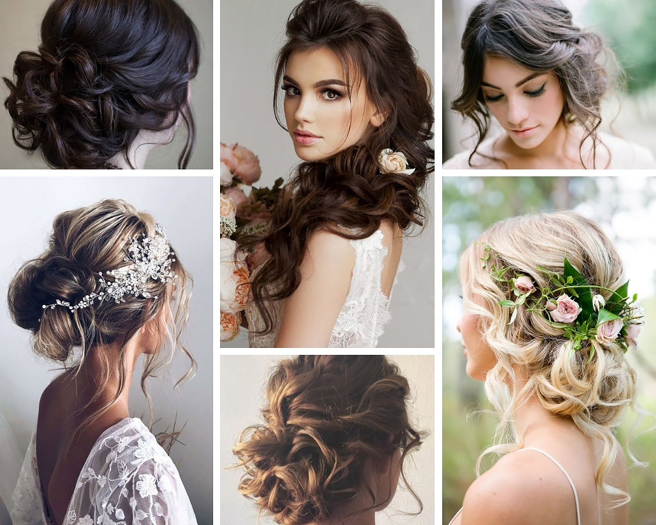 легкая прическа невесты